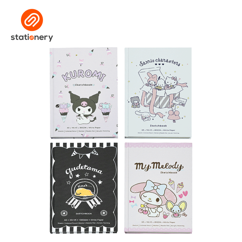 Sanrio Journal Sketchbook A5-zoom-