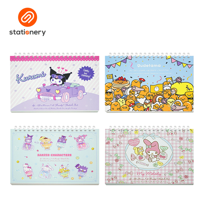 Sanrio Horizontal Spiral Sketchpad-zoom-