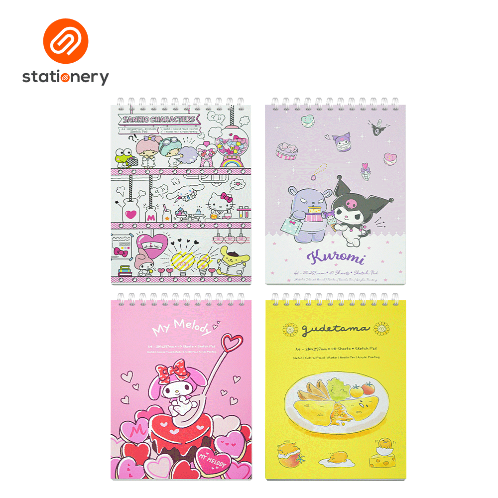 Sanrio Vertical Spiral Sketchpad-zoom-2