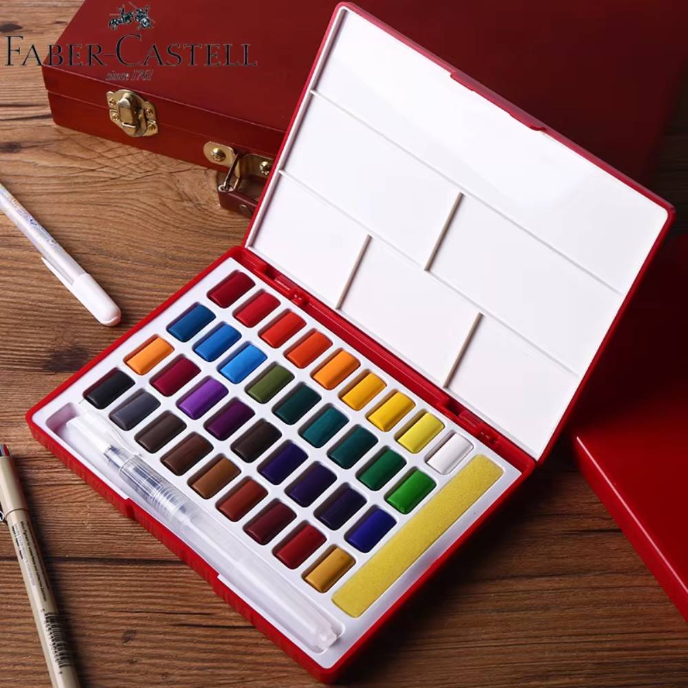 Faber Castell Solid Watercolor 36 Colors-zoom-6
