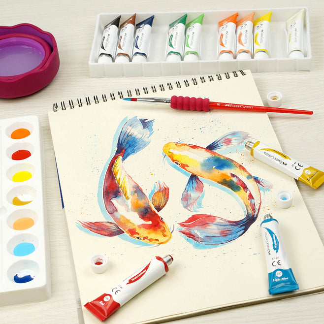 Faber Castell Water Colour Asstd. 12's-zoom-