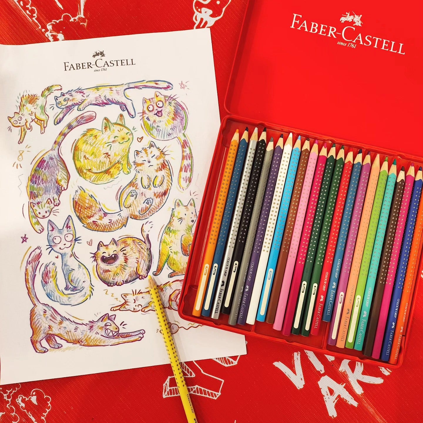 Faber Castell Watercolour Pencils 24 Colors