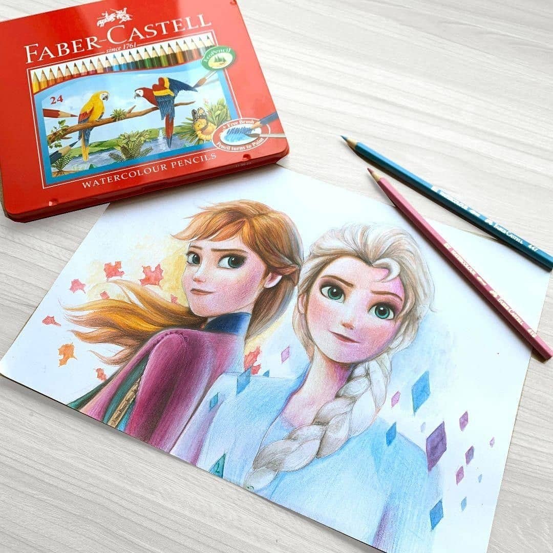 Faber Castell Watercolour Pencils 48 Colors