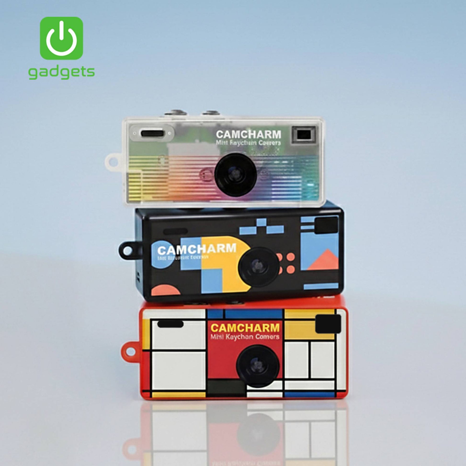 Gadgets Camcharm Mini Digital Keychain Camera - Black-13
