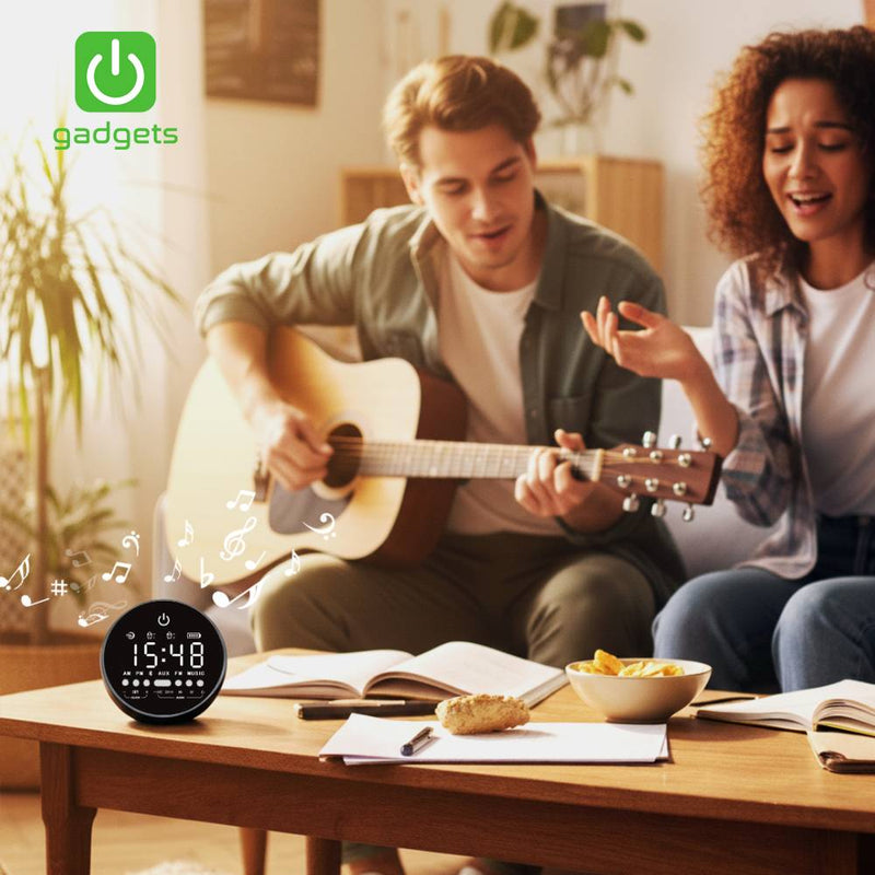 Gadgets Multifunction Mini Speaker - Black-zoom-