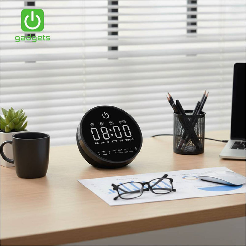 Gadgets Multifunction Mini Speaker - Black-zoom-
