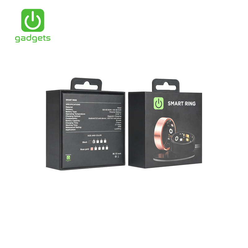 Gadgets Smart Ring - Black-zoom-