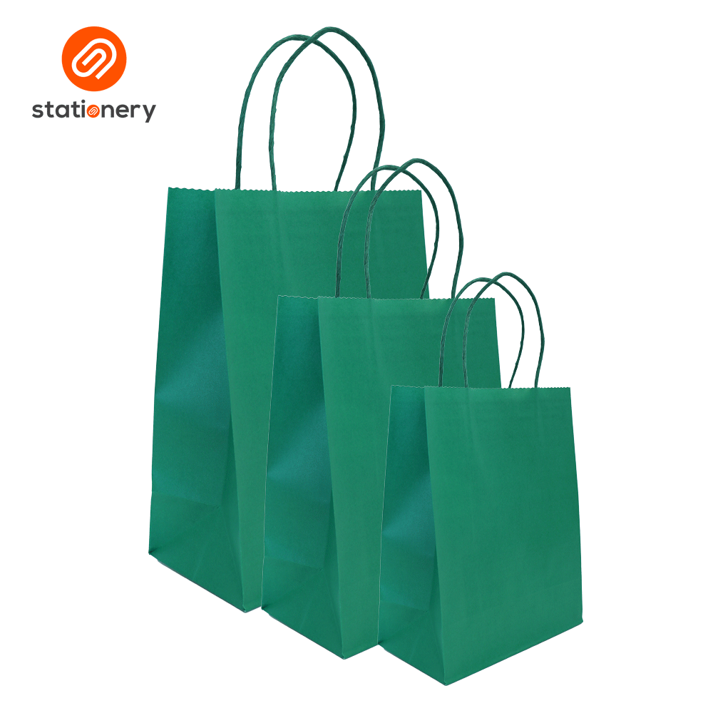 Bleached Kraft Bag Pack of 10 - 21x11x27cm (Medium)-5