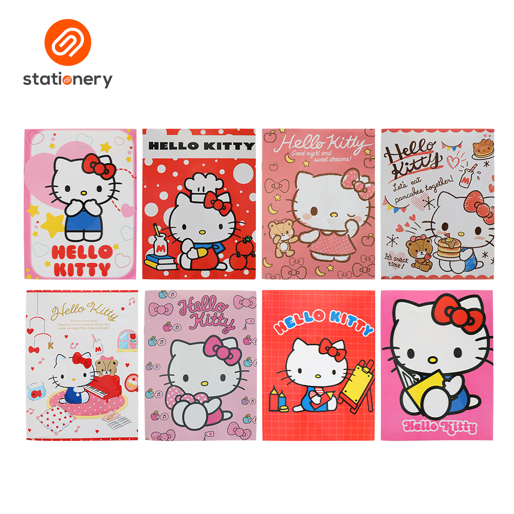 Hello Kitty Composition Notebook 80lvs Pack of 8-10