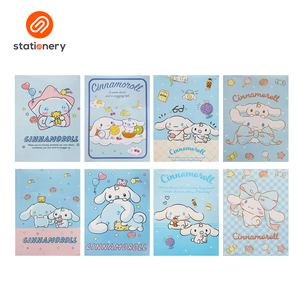 Cinnamoroll Composition Notebook 80lvs Pack of 8