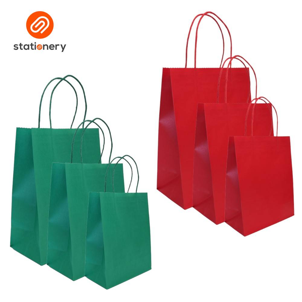 Bleached Kraft Bag Pack of 10 - 21x11x27cm (Medium)-zoom-2
