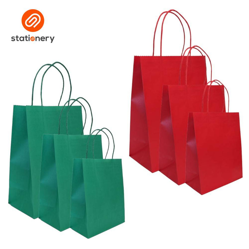 Bleached Kraft Bag Pack of 10 - 26x12x33cm (Large)-zoom-