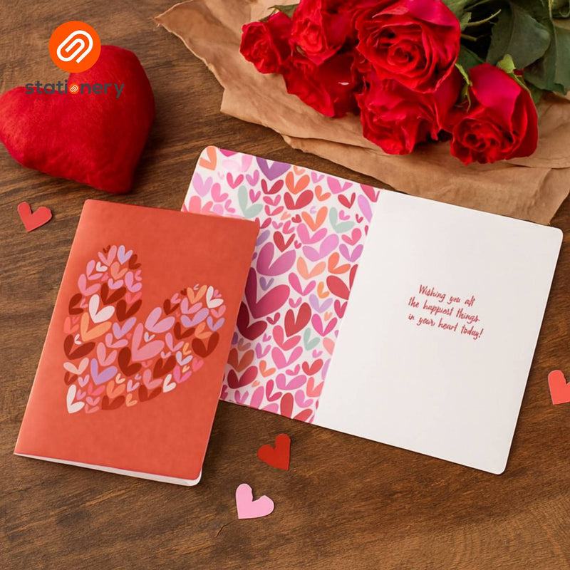 Hallmark Valentine's Day Card Pack with Envelope - Des 1-zoom-