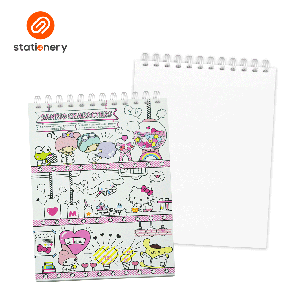 Sanrio Vertical Spiral Sketchpad-zoom-1