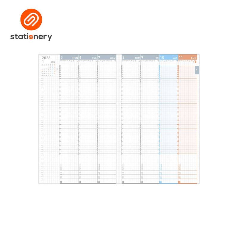 Kokuyo Jibun Techo 2026 First Kit Planner A5 Slim-zoom-