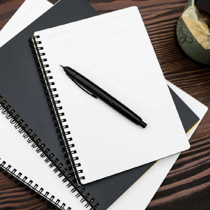 Maruman Mnemosyne N104 Side Spiral Dot Grid Notebook B5 - 80 Sheets-zoom-