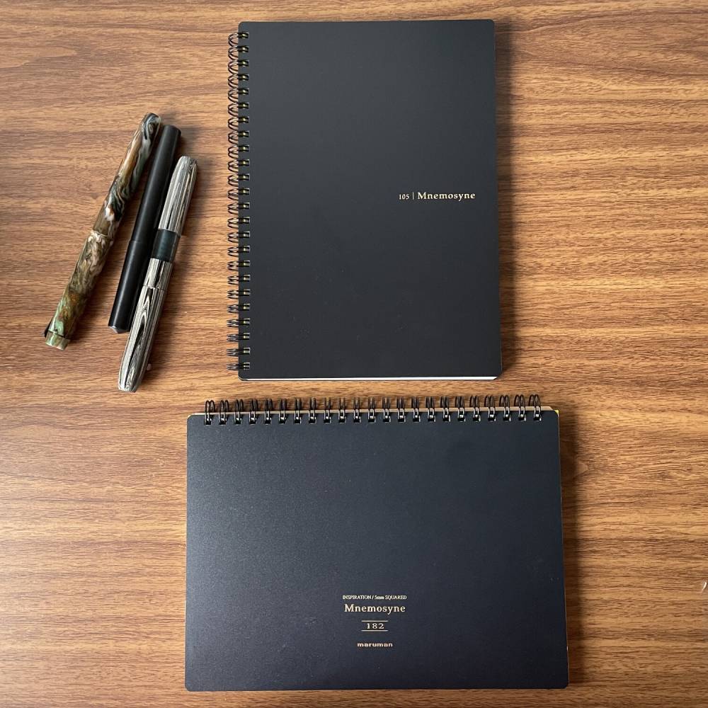 Maruman Mnemosyne N105 Side Spiral Dot Grid Notebook A5 - 80 Sheets-zoom-3