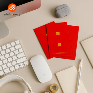 Plain Angpao Red 10pcs per Pack 3.5