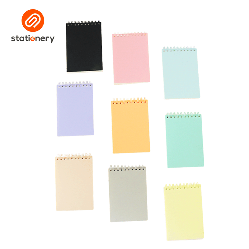 PP Cover Top Spiral Pocket Notebook - A7-zoom-