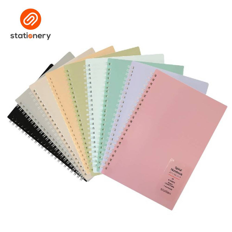 PP Cover Side Spiral Notebook - A5-zoom-