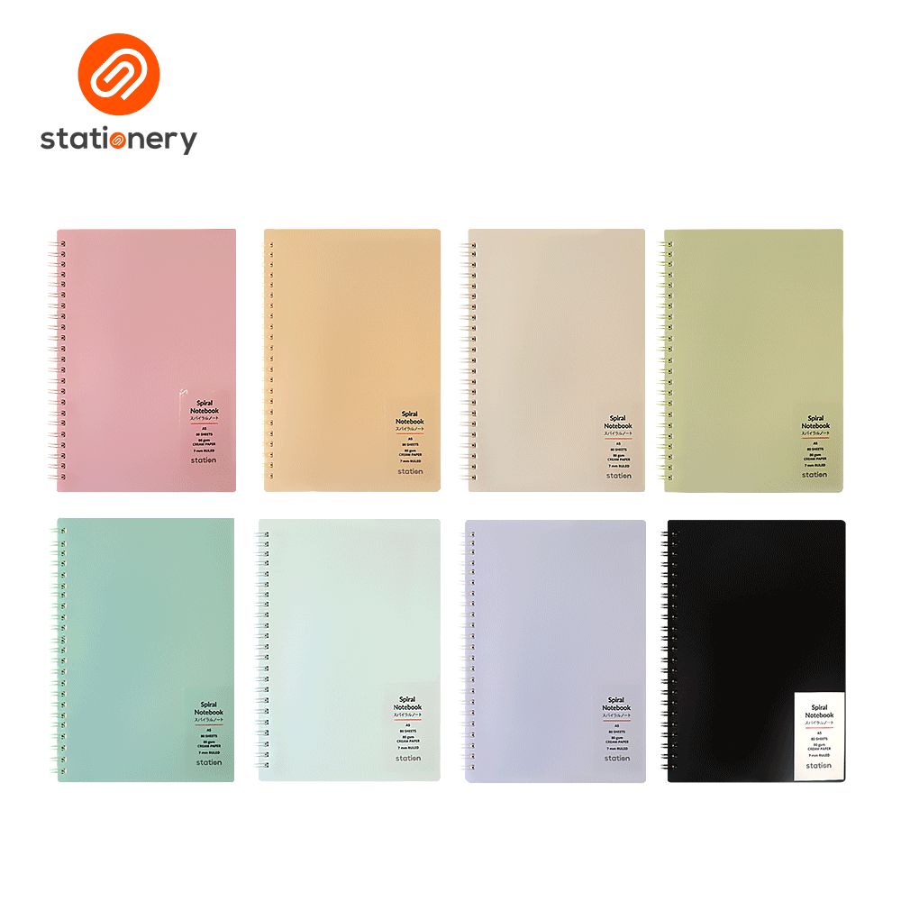 PP Cover Side Spiral Notebook - A5-20
