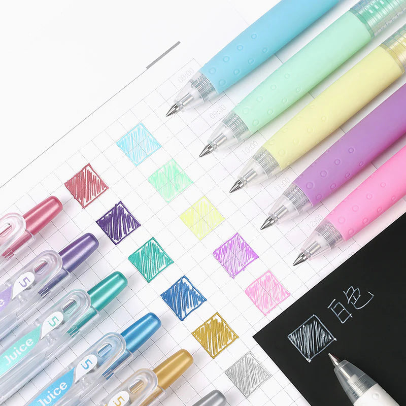 Pilot Juice Gel Pen 0.5mm 6 Colors Pastel-zoom-