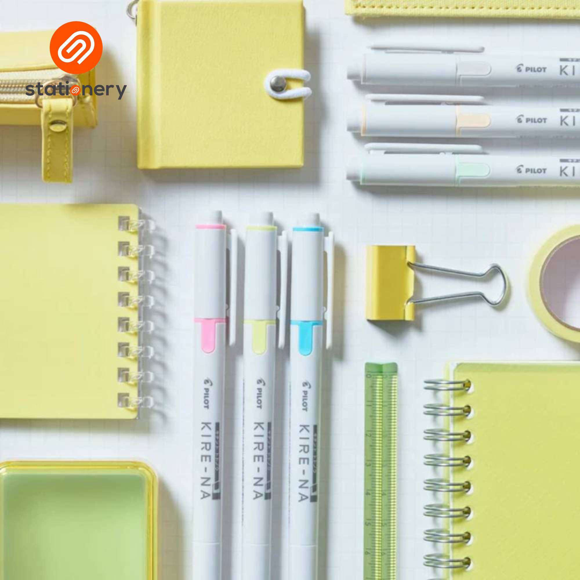 Pilot Kire-Na Dual Tip Highlighter Set - Pale Colors