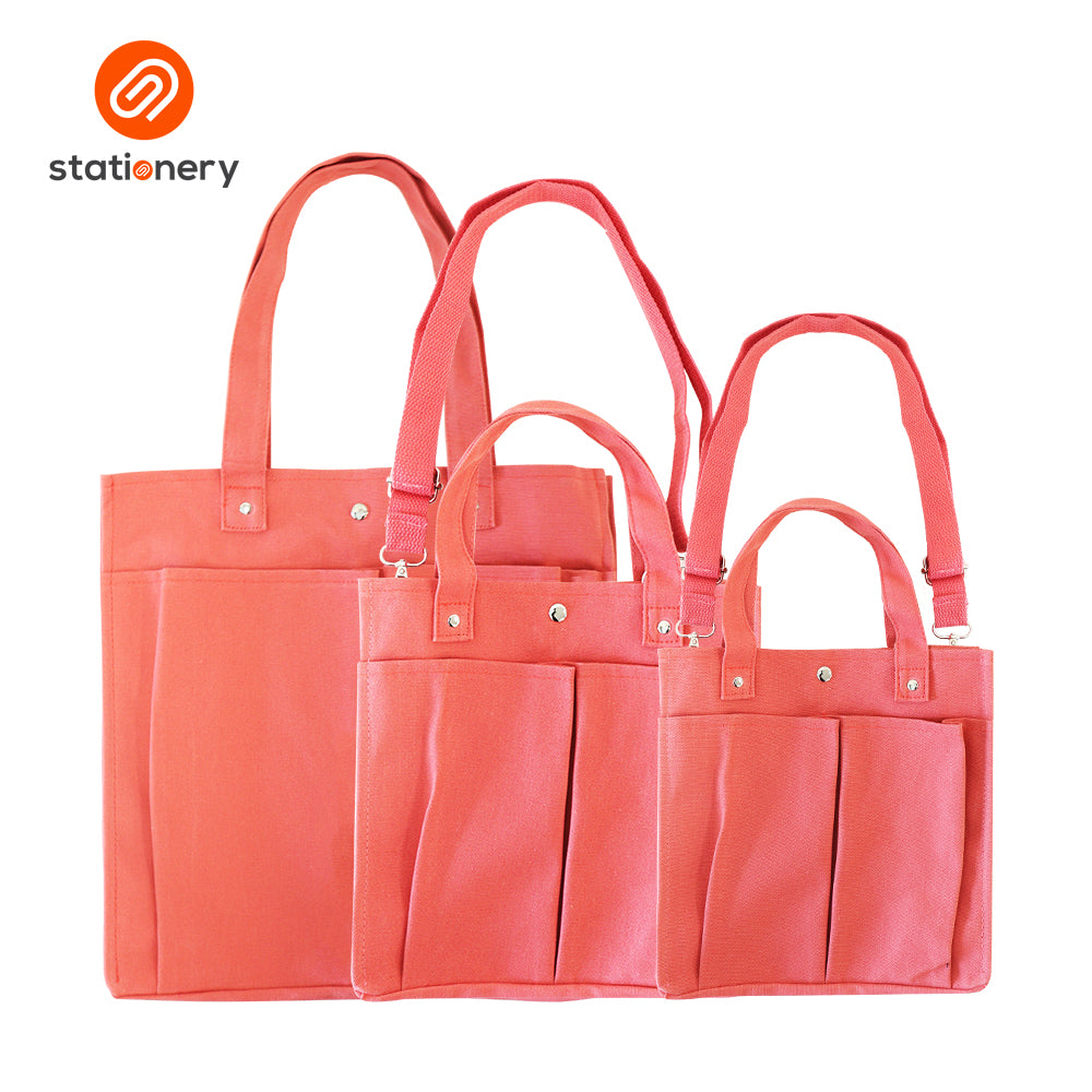 Tote Bag Two Front Pocket - Large (35x12x35cm)-9