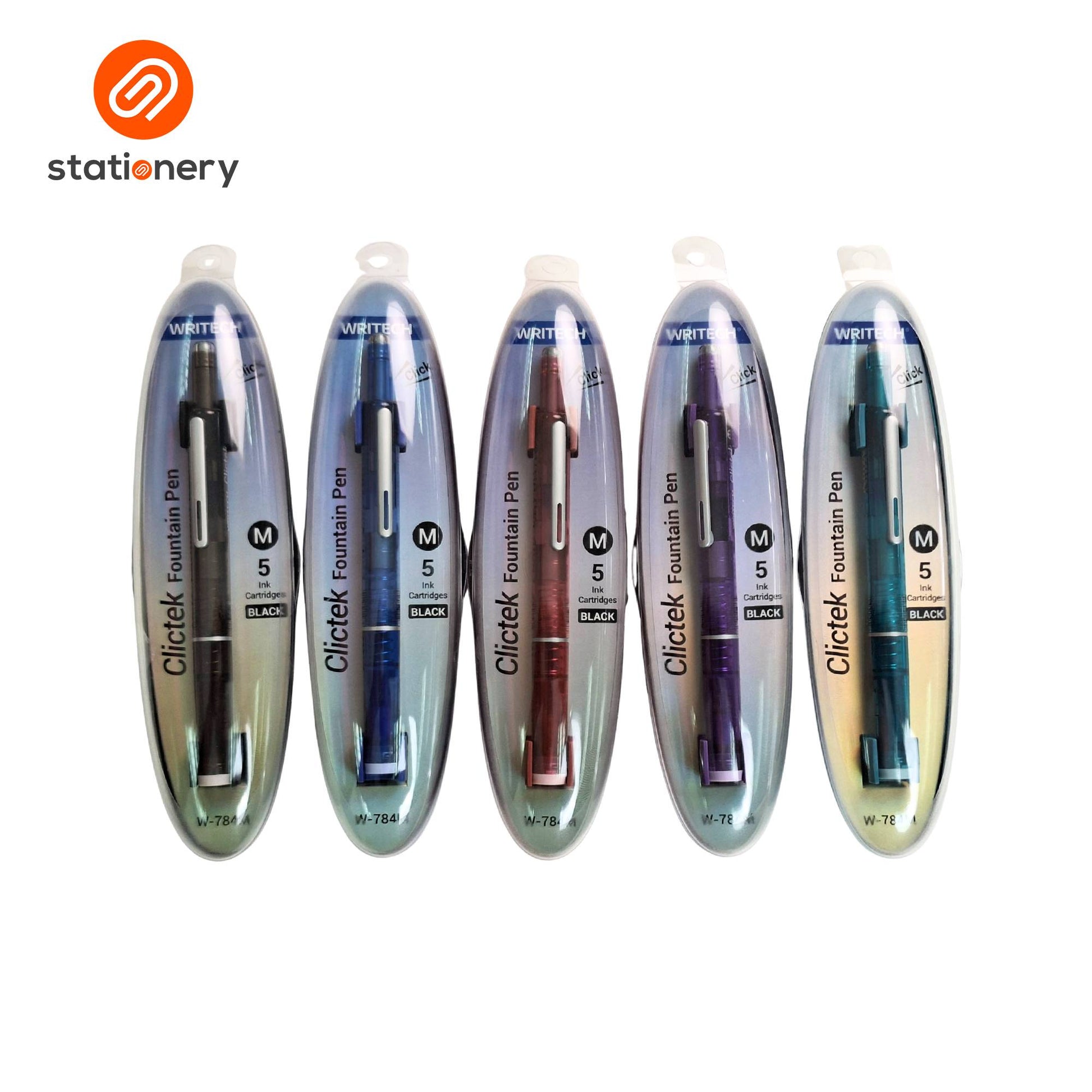 Writech Clictek Fountain Pens Medium - W784M-12
