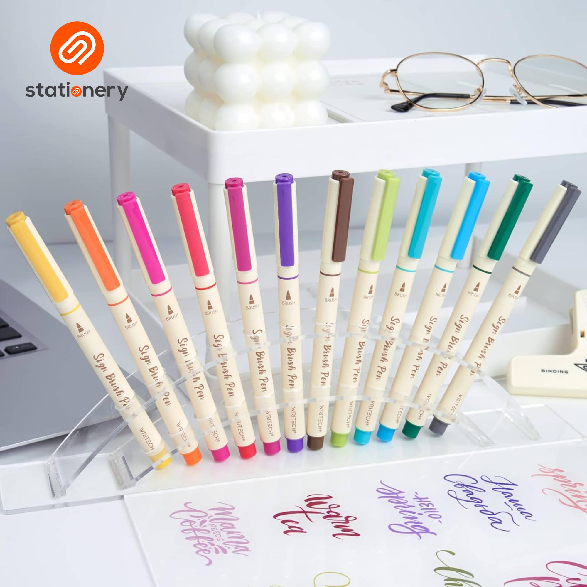Writech Sign Brush Pens 6pcs per Set - W827-zoom-11