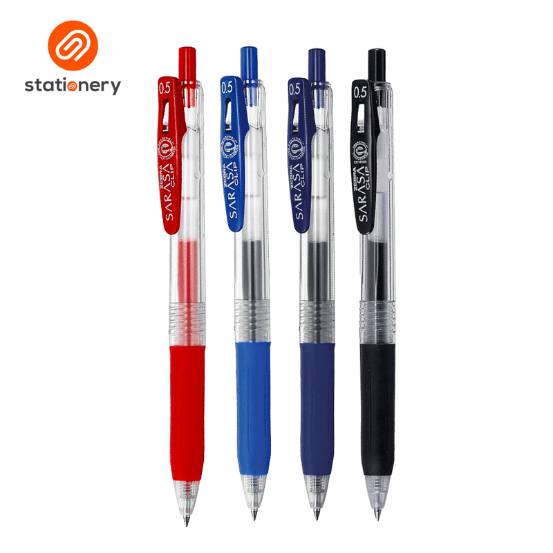 Zebra Sarasa Push Clip Retractable Gel Ink Pen JJ15 0.5mm-zoom-