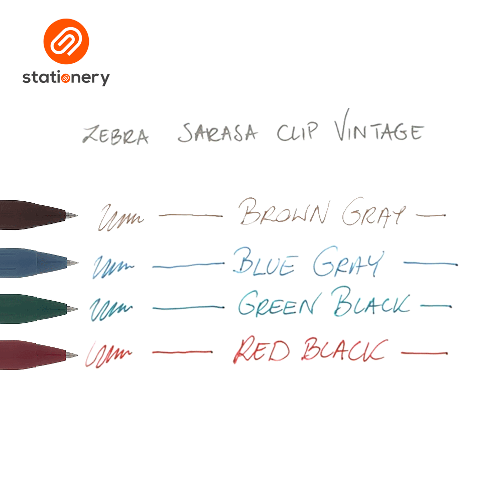 Zebra Sarasa Clip Vintage Color Gel Ink Pens 0.5mm JJ15-zoom-6