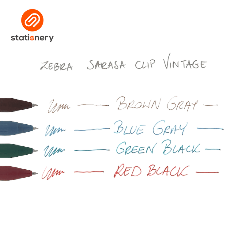 Zebra Sarasa Clip Vintage Color Gel Ink Pens 0.5mm JJ15-zoom-