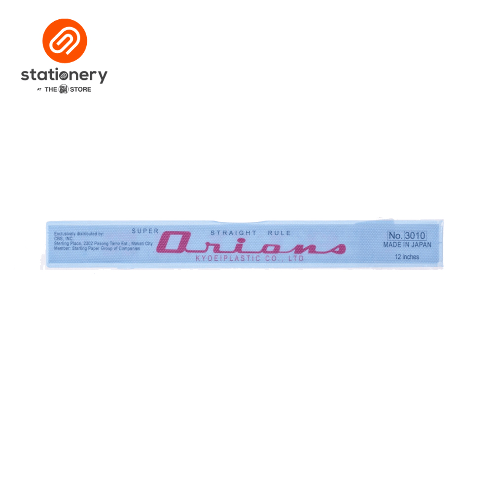 Orions Ruler 12 Inches – SM Stationery