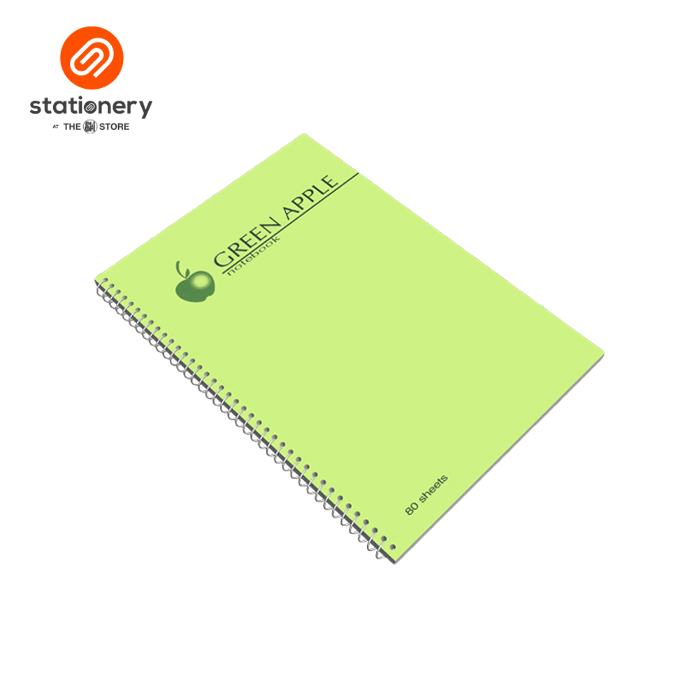Green Apple Spiral Notebook 80 Leaves-2