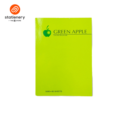 Green Apple Padded Notebook 80lvs