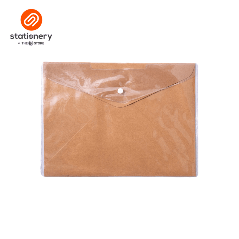 Brown Envelope with Plastic Gauge 8 - 9x12"-zoom-