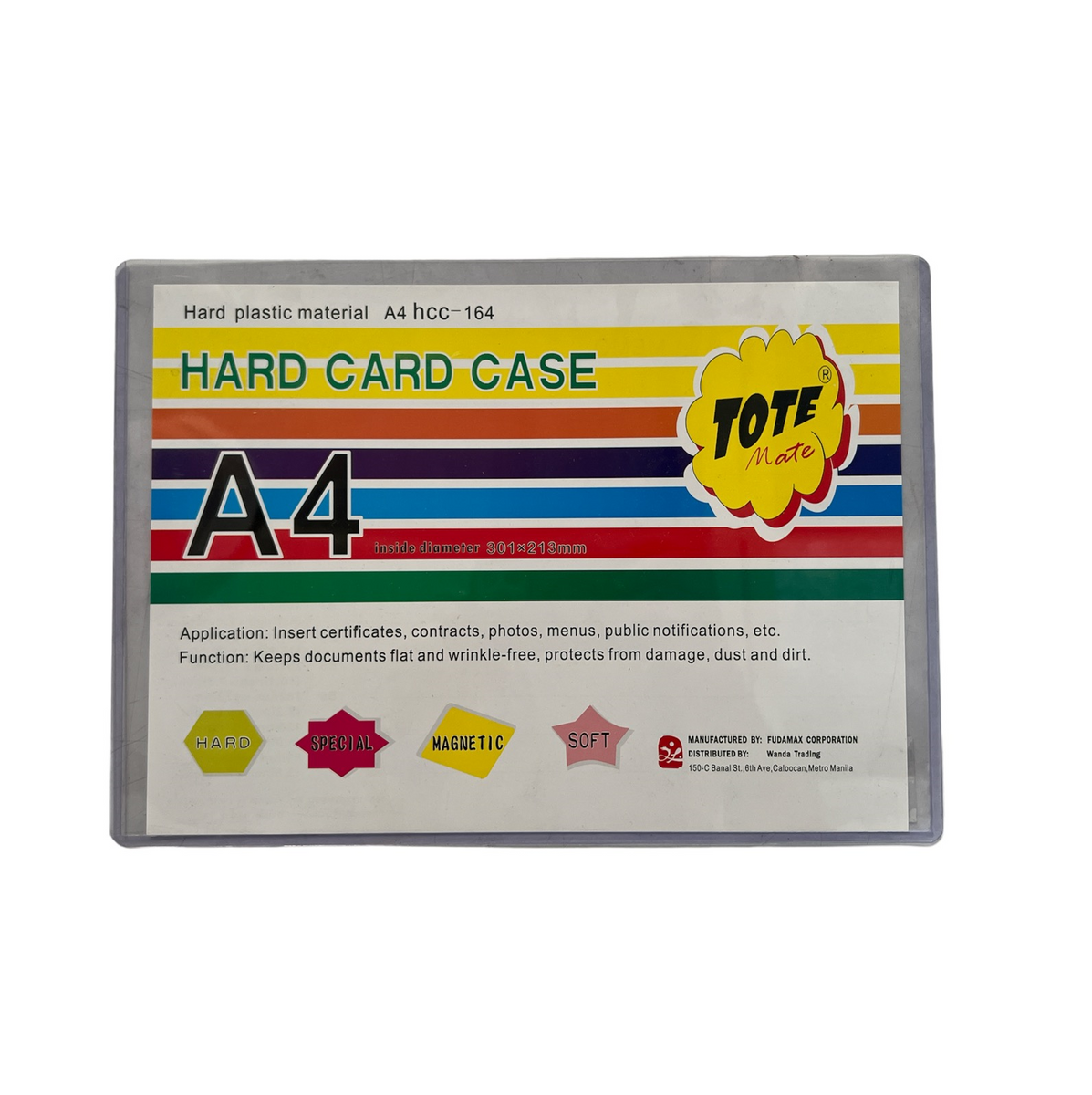 HARD CARD CASE A4 – SM Stationery