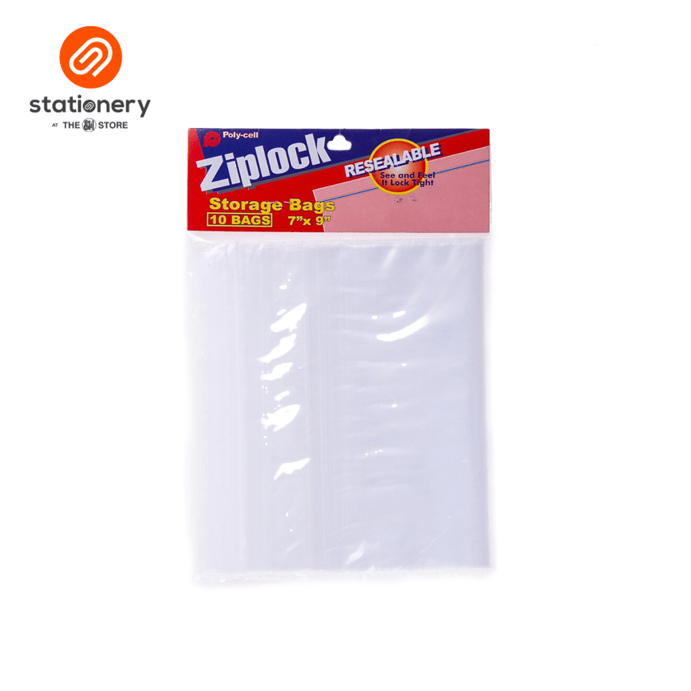 Ziplock Resealable Storage Bag 10 Bags