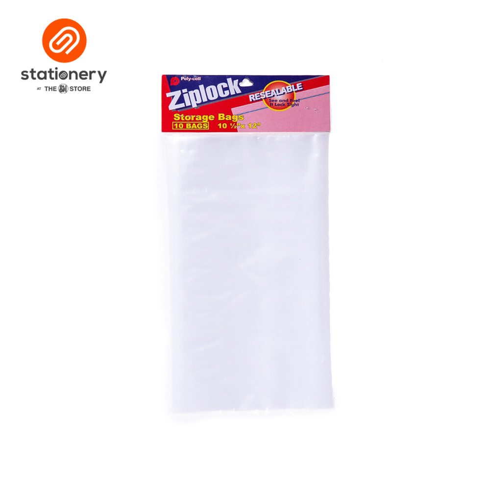 Ziplock Resealable Storage Bag 10 Bags