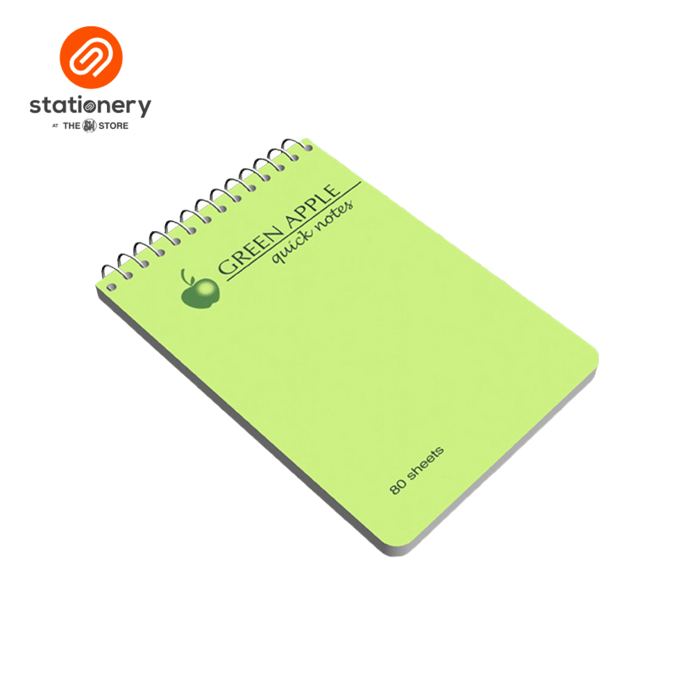 Green Apple Spiral Notebook 80 Leaves-zoom-3