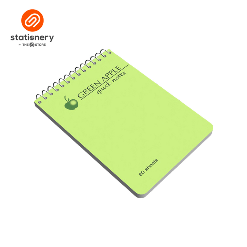 Green Apple Spiral Notebook 80 Leaves-zoom-