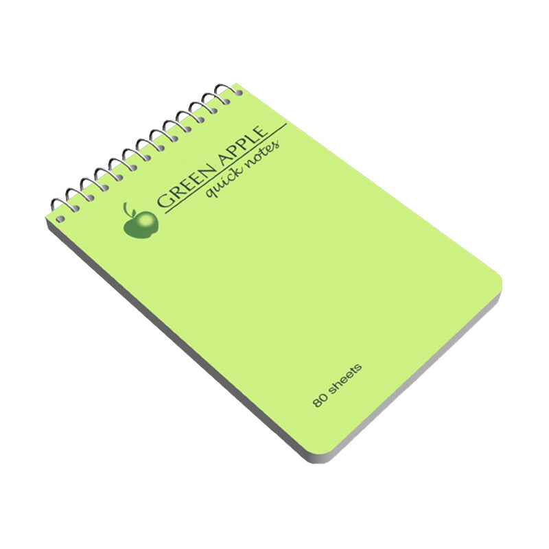 Green Apple Spiral Notebook 80 Leaves-zoom-