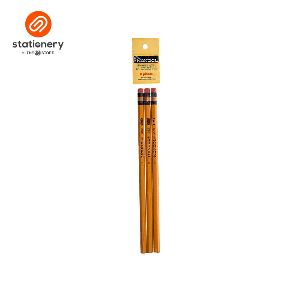 Mongol Pencil Regular No. 3 Pack of 3-zoom-1