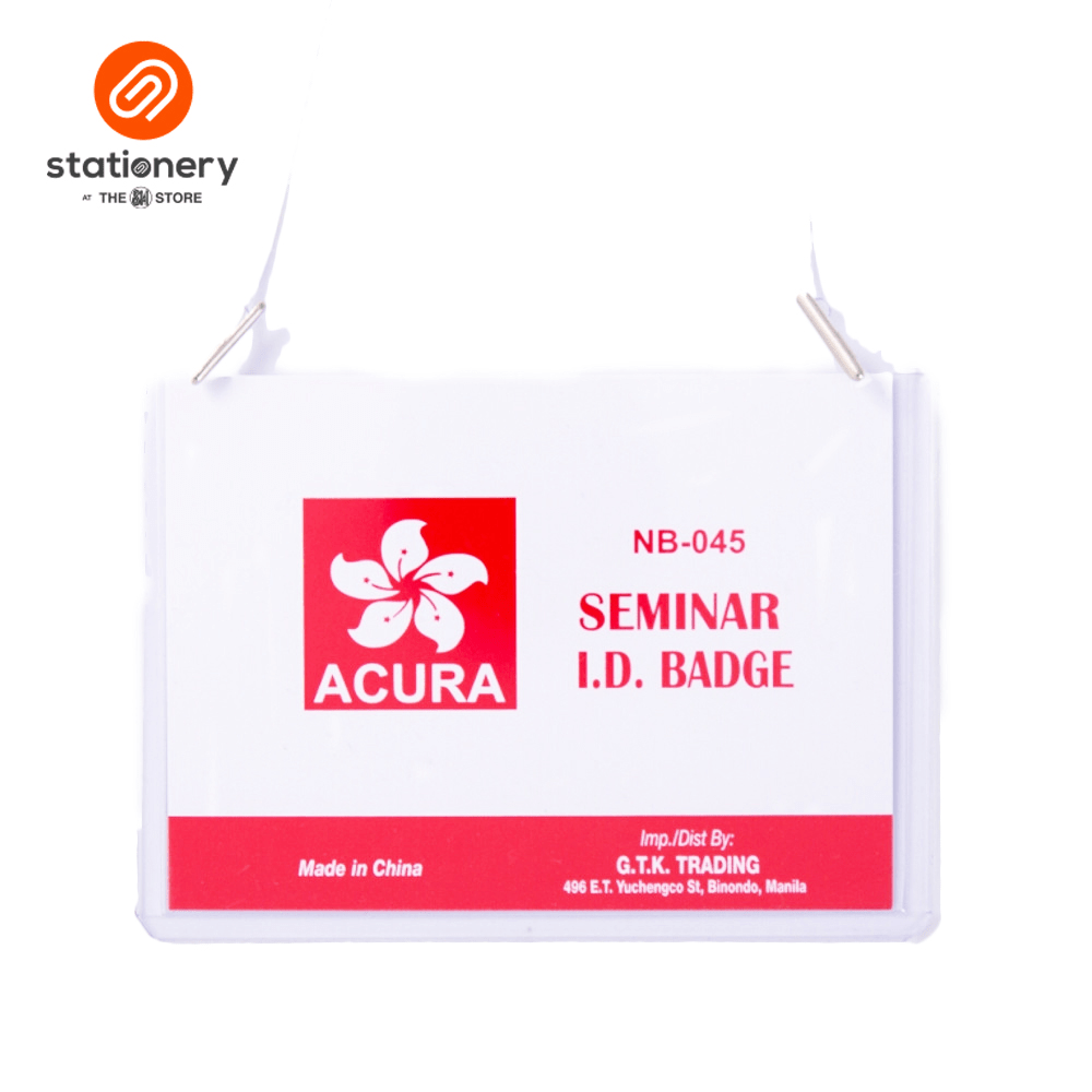 Acura Name Badge with Elastic Band Pack of 6