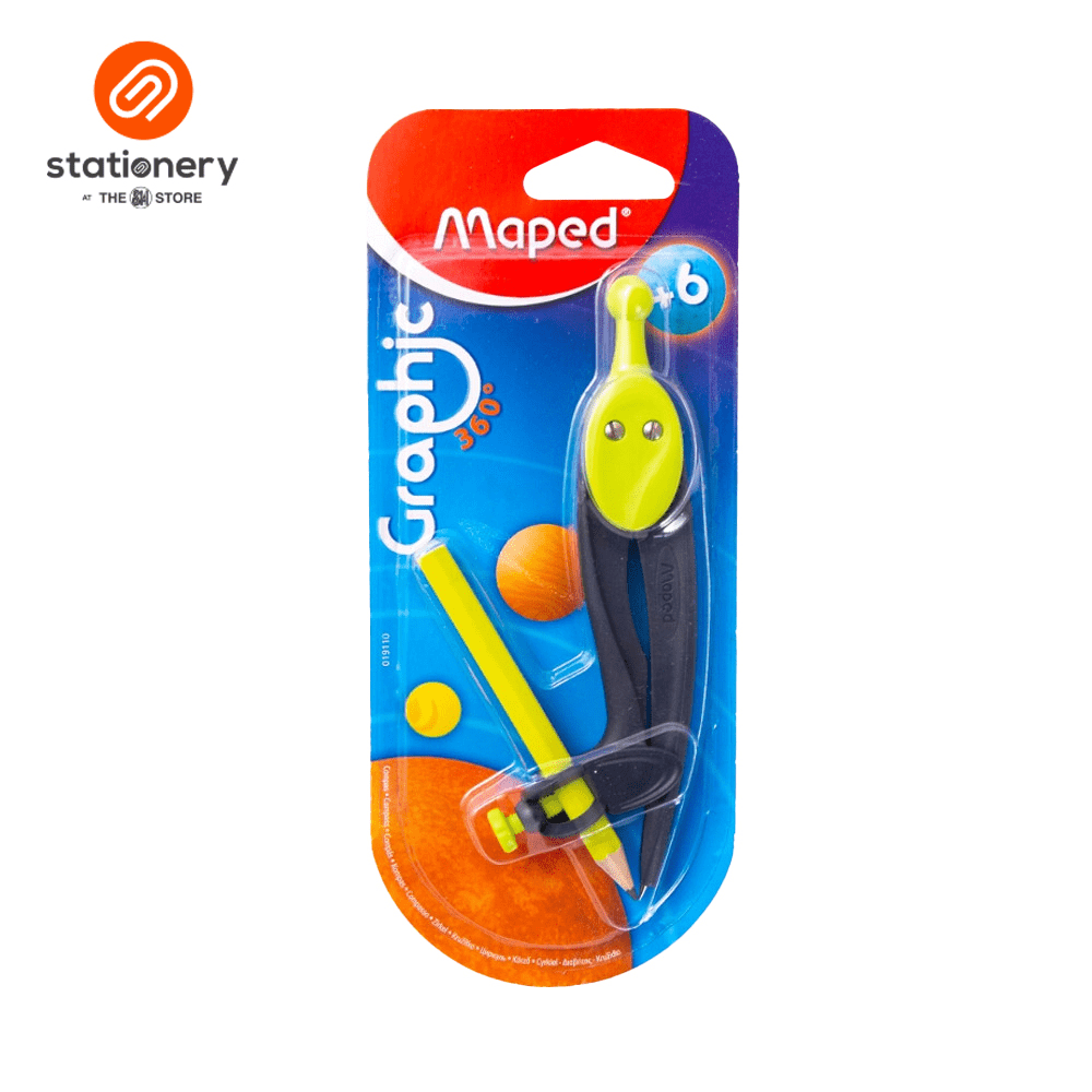 Maped Graphic 360° Compass with Universal Holder Assorted-3