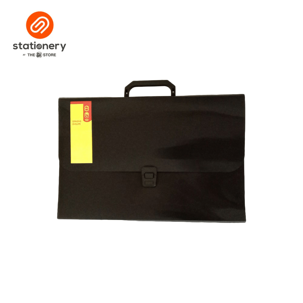 Expanding Document Envelope Vertical Lines Design With Handle 13 Pocke ...