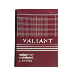 Valiant Columnar Notebook 8.5X11" 50 Leaves 3 Columns