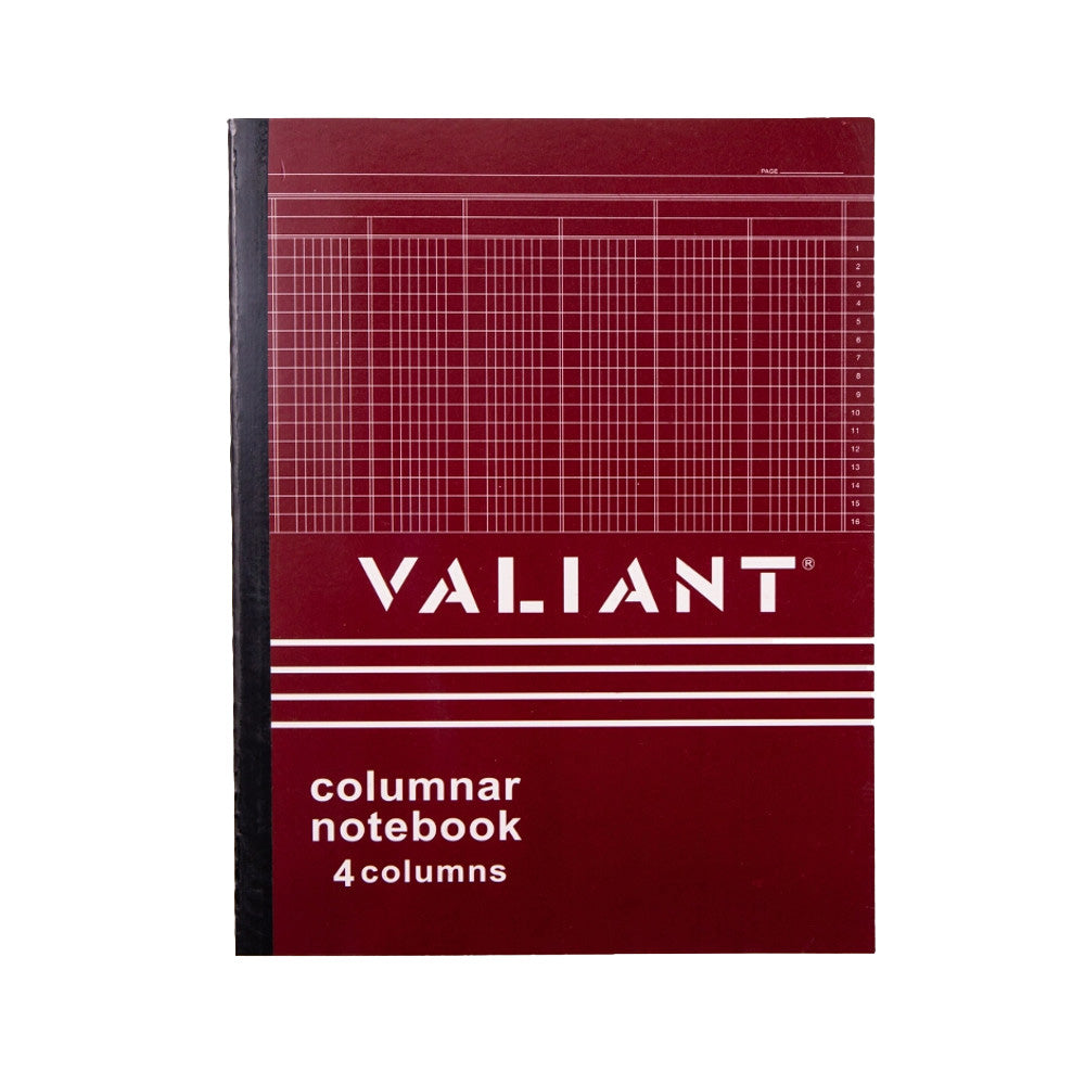 Valiant Columnar Notebook 8.5X11" 50 Leaves 4 Columns