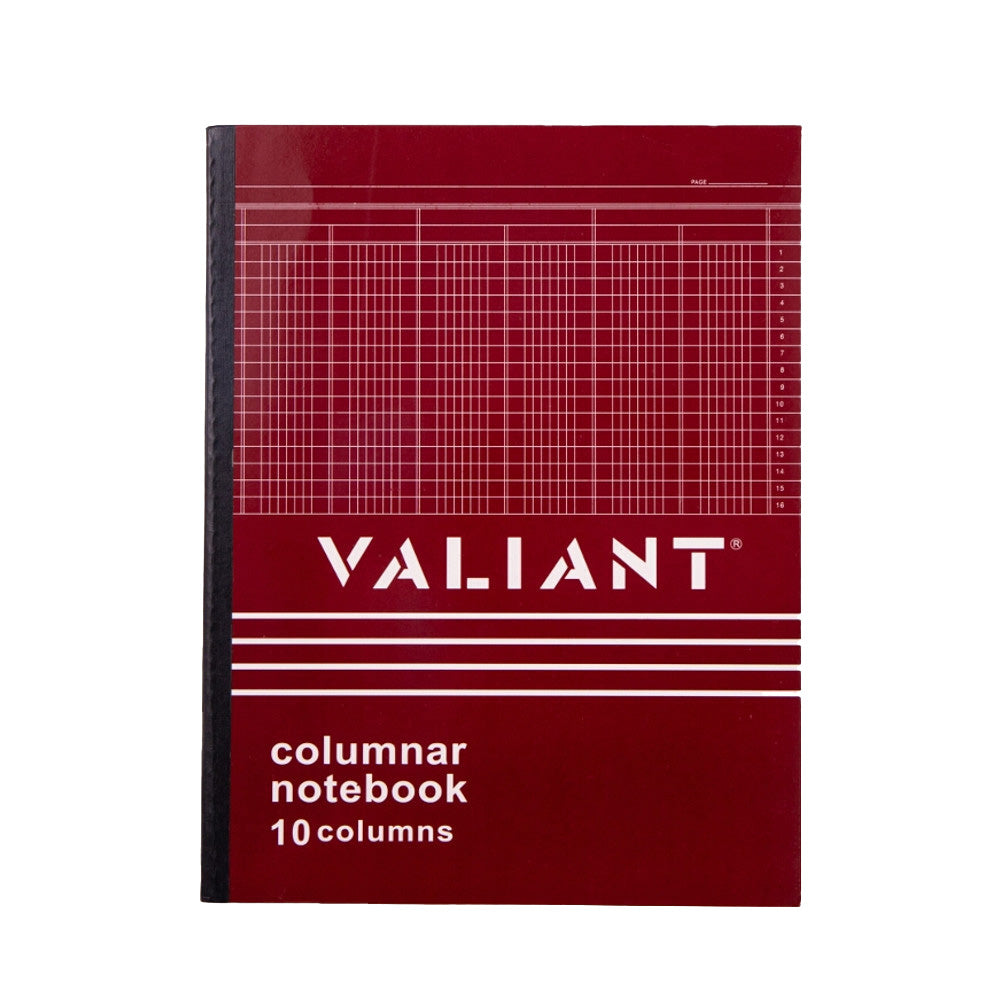 Valiant Columnar Notebook 8.5X11" 50 Leaves 10 Columns